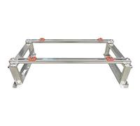 Staffa di montaggio esterna in acciaio inossidabile per mini condizionatore d'aria split senza condotto e pompa di calore, supporto da pavimento durevole per un'installazione sicura