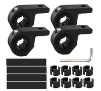 Staffa Di Montaggio Fari LED,4 Pezzi Staffa Per Faro Da Lavoro Con Cuscinetto In Gomma,Staffa Per Luce Da Lavoro,Staffa Supporto Faretti Per Veicoli Fuoristrada,Automobili