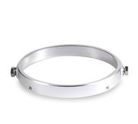 Staffa di montaggio for anello di finitura del faro anteriore for motocicletta da 5,75 pollici e 7 pollici in alluminio(5.75 inch silver)