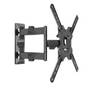 Staffa di montaggio for display LCD LED a schermo piatto for montaggio a parete for TV P4 Full Motion da 32-55 pollici MAX.孔距 400x400mm Carico 27,2 kg