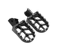 Staffa di montaggio for pedali CNC for moto, poggiapiedi, staffa di retrofit compatibile con bici elettrica(Black)