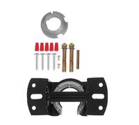 Staffa di montaggio for ventilatore da soffitto 1 set Supporto universale in ferro stabile for sospeso Adattatore for inclinato for ventilatori Hugger