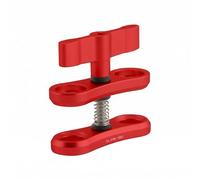 Staffa di Montaggio Fotocamera Supporto Subacqueo Alluminio Farfalla Clamp con Struttura Tre Parti per Collegamento Accessori Luci Adatto a Fotografia Subacquea Immersioni Scuba Sub, color to 4