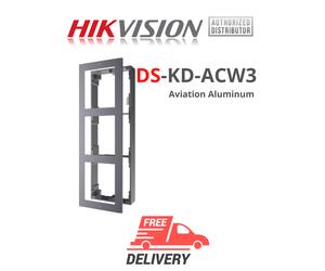 Staffa di montaggio Hikvision DS-KD-ACW3 per i moduli interfonici modulari