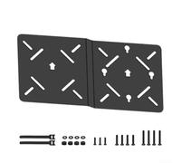 Staffa di montaggio in metallo per mini PC, versatile sotto scrivania o a parete per computer Intel NUC Small Form Factor con kit di viti e gestione dei cavi