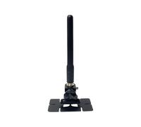 Staffa di Montaggio per Antenna Auto, Antenna per Walkie-Talkie, Antenna Corta Dual-Band UV con Adesivo per Ricetrasmettitore per Auto