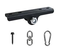 Staffa di montaggio per borsa da allenamento di alta qualità, costruita in acciaio permanente, piastra spessa 3,5 mm, verniciata a polvere, a prova di ossidazione, piano di rotazione completo, set di