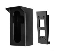 Staffa di montaggio per campanello video ad anello progettata per rivestimenti in vinile per mantenere una visione diritta e un posizionamento affidabile in varie condizioni atmosferiche