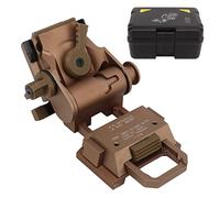 Staffa di montaggio per casco per occhiali per visione notturna in lega di alluminio - Supporto per casco tattico militare per visione notturna L4G24 per caschi NVG