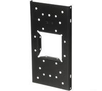 Staffa di montaggio per cassette postali in metallo per scatole architettoniche, piastra in ferro resistente con rivestimento resistente alle intemperie, facile installazione laterale o inferiore