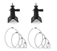 Staffa di montaggio per fotocamera eufyCam 1/2/2C/2C Pro/3/3C/E e Pro 2/3, montaggio a parete regolabile con vite da 1/4", rotazione di 360 gradi, inclinazione di 90 gradi, adatta