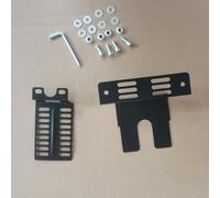 Staffa di montaggio per girarrosto elettrico in ferro resistente, supporto per motore per barbecue all'aperto, base di supporto di ricambio