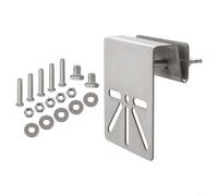 Staffa di montaggio per grondaia, compatibile con fotocamera di sicurezza solare ForEufyCam S4, struttura in metallo resistente alle intemperie, staffa per telecamera esterna