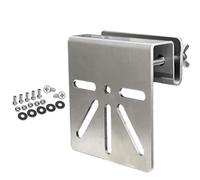 Staffa di montaggio per grondaia in metallo per fotocamera solare EufyCam S3 Pro, resistente supporto in lega d'argento con design compatto per un'installazione sicura all'aperto su varie grondaie per