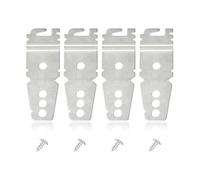 Staffa di montaggio per lavastoviglie Clip con viti per uso commerciale domestico Staffa sottopiano Rack in acciaio inossidabile