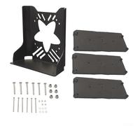 Staffa di montaggio per motore per pesca alla traina dello specchio di poppa per spinta da 10,9 a 24,9 kg, supporto motore fuoribordo in acciaio con adattatore per albero elica marino, montaggio