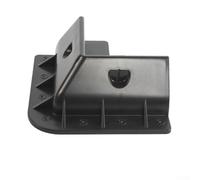 Staffa di montaggio per pannelli solari in ABS bianco o nero, per tetti piatti, camper, barche e yacht, ad angolo retto, resistente ai raggi UV, design ventilato, 1 pezzo o 6 P (angolo curvo nero)