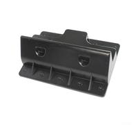 Staffa di montaggio per pannelli solari in ABS bianco o nero per tetti piatti, camper, barche e yacht, design ad angolo retto, resistente ai raggi UV, ventilato, 1-P (angolo retto nero)