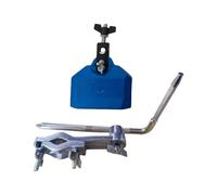 Staffa di montaggio per percussione regolabile Cowbell Asta braccio con Cowbell Drum Set Morsetto di montaggio Accessorio per percussioni Morsetti per batteria di tipo pesante corti