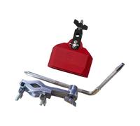 Staffa di montaggio per percussione regolabile Cowbell Asta braccio con Cowbell Drum Set Morsetto di montaggio Accessorio per percussioni Morsetti per batteria di tipo pesante corti