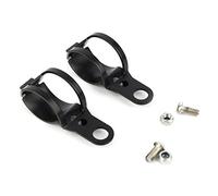 Staffa di montaggio per segnale di svolta pezzi, staffa universale per staffa forcella, staffa di supporto per forcella metallo 30-43mm, nero