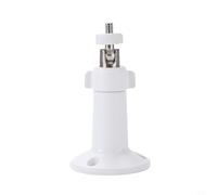 Staffa di montaggio per telecamera, regolabile a 360°, per tenda di sorveglianza, per interni ed esterni, installazione a parete in PC+ABS, nero e bianco (bianco)