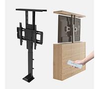 Staffa di montaggio per TV elettrica regolabile per TV da 4270 pollici, design telescopico, installazione a scomparsa, supporta fino a 60 kg di viaggio veloce in 40 secondi