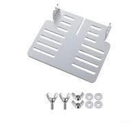 Staffa di montaggio per ventola della stufa alimentata a calore, in lega di alluminio con hardware in acciaio inossidabile per Mr. Heater Buddy, la base cava favorisce un flusso di calore uniforme