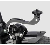 Staffa di montaggio pieghevole per fanale anteriore in lega di alluminio per un posizionamento esterno e prestazioni costanti su guida (C)