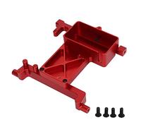 Staffa di montaggio servo fissa, staffa di montaggio servo fissa in lega di alluminio Supporti servo di ricambio, sostituzione per servi e parti con staffa fissa servo SCX6 1/6 (Rossa)