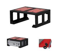 Staffa di montaggio sotto la scrivania compatibile con Caldigit TS4 Thunderbolt Station 4 - Dock salvaspazio, facile da installare, adesivo e avvitabile, riduce l'ordine, spazio libero sulla scrivania