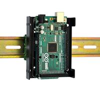 Staffa di montaggio su guida DIN per Raspberry Pi A+ B+ 2B 3B 3B+ 4B Zero Arduino Uno Mega Mkr BeagleBone