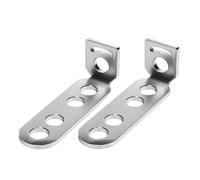 Staffa di montaggio universale da 2 pezzi per faro per moto, specchietto retrovisore, faretto, lampada di segnalazione, montaggio fisso faro per lampadina Staffe Supporto Faretti