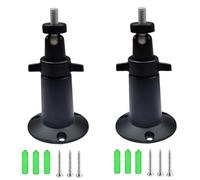 Staffa di montaggio universale per fotocamera, staffa in metallo regolabile, compatibile con Arlo Pro/Pro2/Pro3/Pro4/Ultra 2, compatibile con Blink Outdoor/Indoor/XT/XT2/Mini Cam, ecc. (2 pezzi neri)