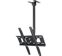 Staffa di montaggio universale per TV a soffitto per schermi LED da 2666 pollici, supporto multifunzionale per supermercato, hotel, sala riunioni, centro commerciale, installazione TV, design