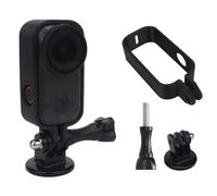Staffa di montaggio verticale per DJI OSMO NANO, supporto di espansione adattatore supporto custodia protettiva telaio fotocamera gabbia alloggiamento copertura guscio (gabbia azione con adattatore di