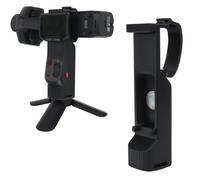 Staffa di montaggio verticale per Insta360 Luna Ultra, staffa portatile per riprese palmare con foro per vite da 0,6 cm, adattatore portatile per registrazione Vlog 4K senza perdite, nero