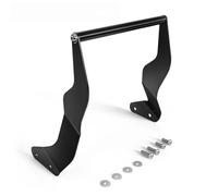 Staffa di navigazione per Honda CRF1100L per Africa per Twin 2020-2026 | Asta da 12 mm in alluminio e acciaio CNC, resistente alla corrosione per Garmin e QuadLock(Nero)