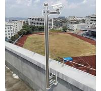 Staffa di Palo della telecamera di sicurezza della parete di ampia vista, tipo supporto resistente di L per le macchine fotografiche di sorveglianza nelle scuole