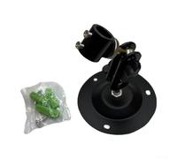 Staffa di posizionamento industriale con diodo rosso regolabile da 12 mm per modulo, obiettivo o specchio, rotazione a 360 gradi, ossido di alluminio nero, base di supporto monopezzo