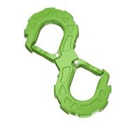 Staffa di salvataggio affidabile con gancio a forma di S, perfetta per attività di traino e recupero sicure (verde)