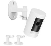 Staffa di sicurezza regolabile da parete per Ring Stick Up Cam & Ring Outdoor Cam Plus, angolo di visione perfetto per il tuo sistema di telecamere di sorveglianza - Bianco