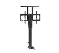 Staffa di sollevamento elettrico per TV con piastra superiore nascosta, supporto portatile per monitor