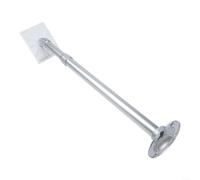 Staffa di sospensione verticale per telecamera PTZ Dome: supporto di sicurezza estensibile 30-60 cm robusto alluminio parete soffitto apparecchio argento (40-80 cm)