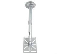 Staffa di sospensione verticale per telecamera PTZ Dome: supporto di sicurezza estensibile 30-60 cm robusto alluminio parete soffitto apparecchio argento (20-40 cm)