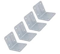 Staffa di supporto angolare interna per dormienti da giardino 90° 85 mm in...