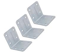 Staffa di supporto angolare interna per dormienti da giardino 90° 85 mm in...