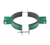 Staffa di Supporto per Albero in Ferro Verde, Anello di Fissaggio 15-20cm | Giardinaggio e Parchi, Struttura Robusta che Riduce Deformazioni, Installazione Semplice, Tutela la Corteccia
