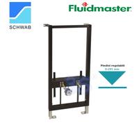 Staffa di supporto per bidet sospeso pareti prefabbricate, in cartongesso o in m