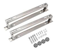 Staffa di supporto per condizionatore d'aria in acciaio inox resistente, supporto da pavimento per trattore d'aria e fornace, mini supporto a terra diviso durevole